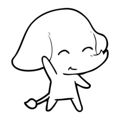 cute cartoon elephant