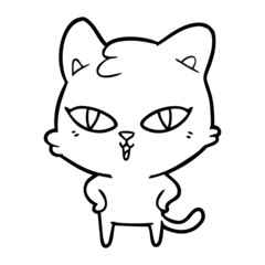 cartoon cat