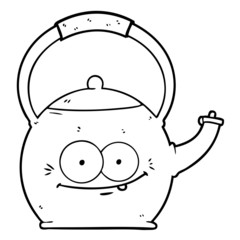 cartoon kettle