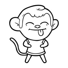 funny cartoon monkey