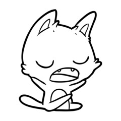 talking cat cartoon