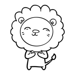 cartoon lion