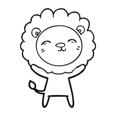 cartoon lion