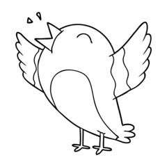 cartoon bird