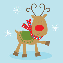 happy reindeer