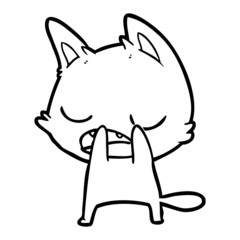 talking cat cartoon