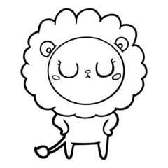 cartoon lion