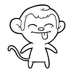 funny cartoon monkey