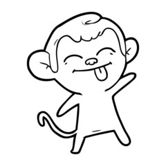 funny cartoon monkey