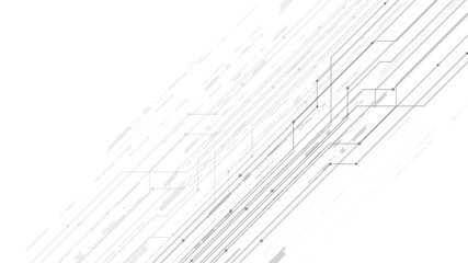 vector white background abstract technology communication data Science