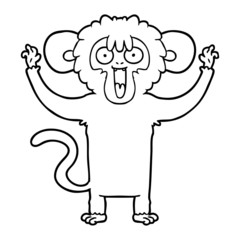 cartoon monkey