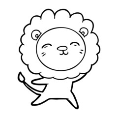 cartoon lion
