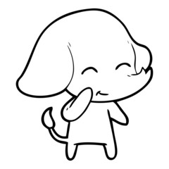 cute cartoon elephant