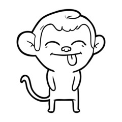 funny cartoon monkey