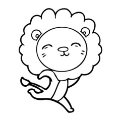 cartoon lion