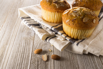 Almond poppy seed muffins