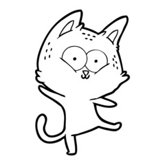 cartoon cat dancing