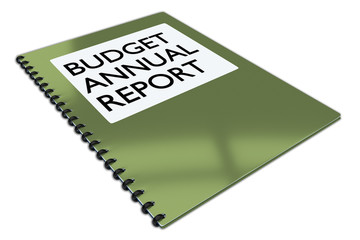 Budget Annual Report concept