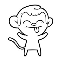 funny cartoon monkey