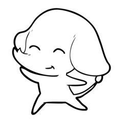 cute cartoon elephant