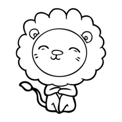 cartoon lion