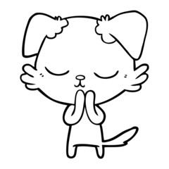 cute cartoon dog