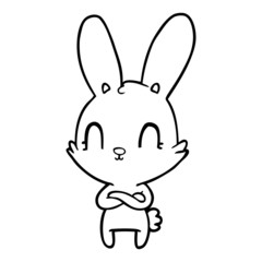 cute cartoon rabbit