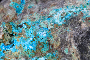 malachite and other mineral texture