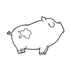 cartoon pig