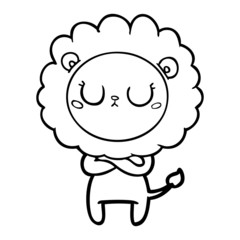 cartoon lion