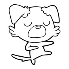 Fototapeta premium cartoon dog