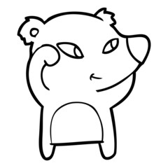 cute cartoon bear