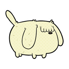 cute funny cartoon dog