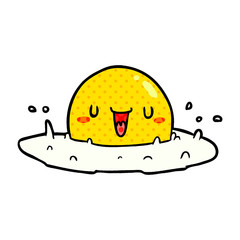 cartoon happy egg