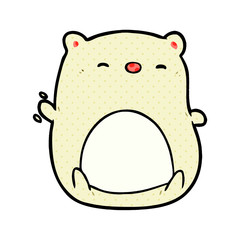 cute cartoon polar bear