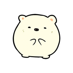 cute cartoon polar bear