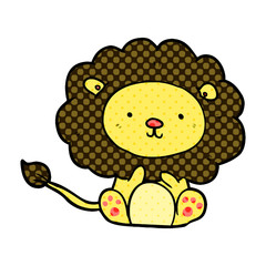 cute cartoon lion