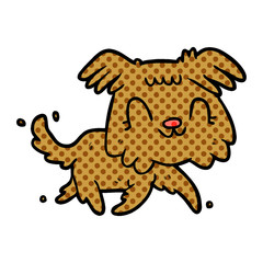 Obraz premium cartoon little dog