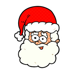 cartoon santa claus