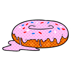 cartoon donut