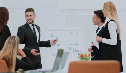 Successful busines team  in a modern office