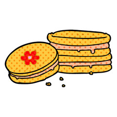 cartoon biscuit