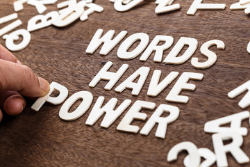 Words Have Power Letters