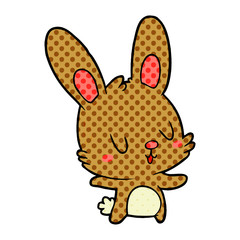 cute cartoon rabbit