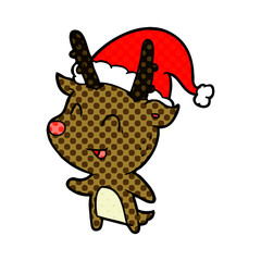 cartoon christmas reindeer