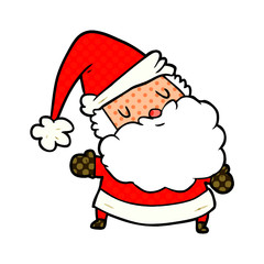 cartoon santa claus