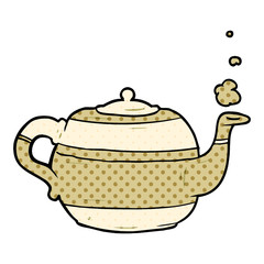 cartoon tea pot