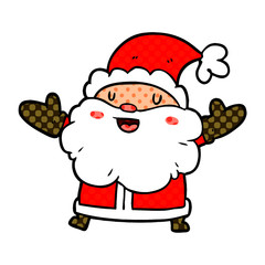 cartoon santa claus
