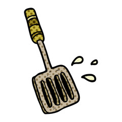 cartoon kitchen spatula tool