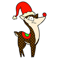 cartoon christmas reindeer